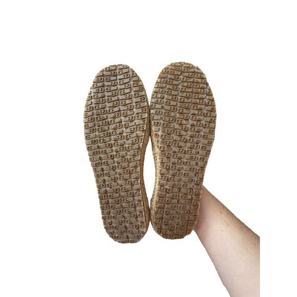 Sanuk Women's Fuschia Pink Basket Case Sidewalk Surfers Flats Size 6 - Picture 8 of 8